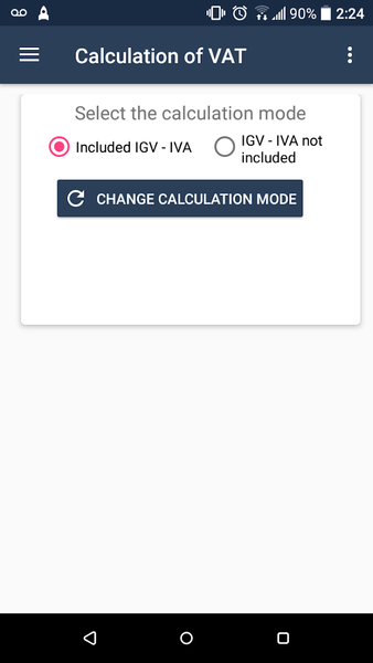 IGV Peru - Calculation of VAT - عکس برنامه موبایلی اندروید