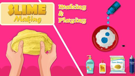 DIY Crazy Fluffy Slime Maker: Trendy Slime Fun - Gameplay image of android game