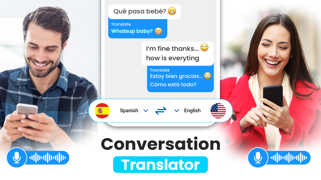 Language Translate App - عکس برنامه موبایلی اندروید