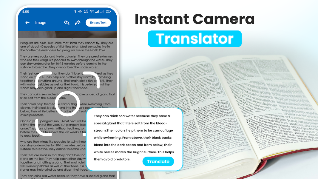Language Translate App - عکس برنامه موبایلی اندروید