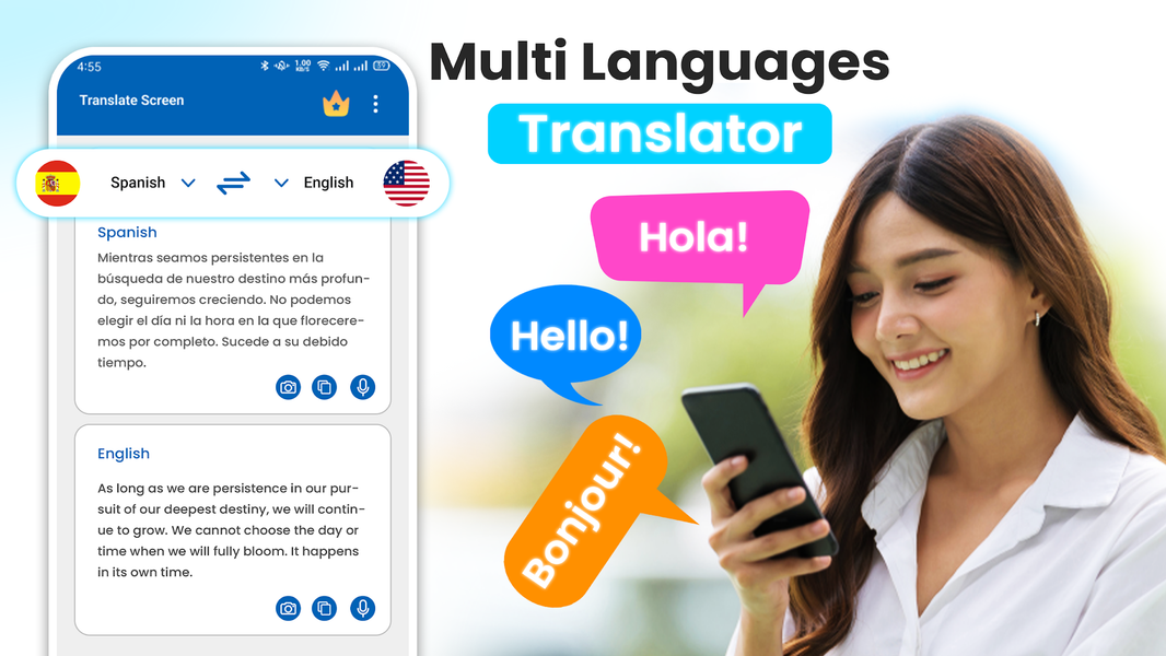 Language Translate App - Image screenshot of android app