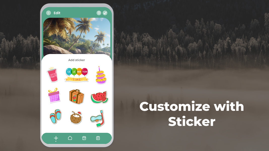Countdown Timer - Days Widget - عکس برنامه موبایلی اندروید