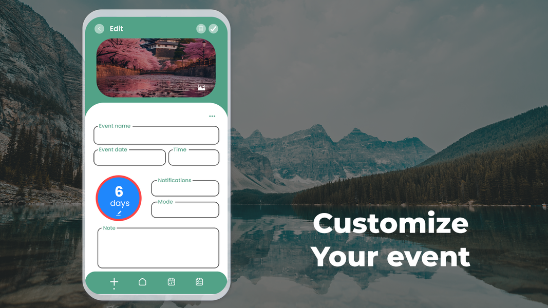 Countdown Timer - Days Widget - عکس برنامه موبایلی اندروید