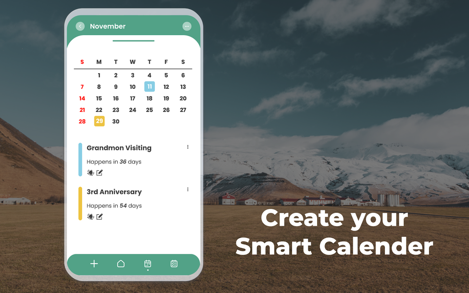 Countdown Timer - Days Widget - عکس برنامه موبایلی اندروید
