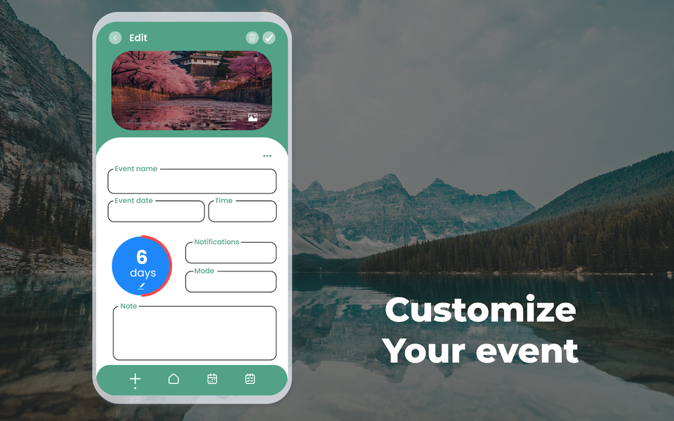 Countdown Timer - Days Widget - عکس برنامه موبایلی اندروید