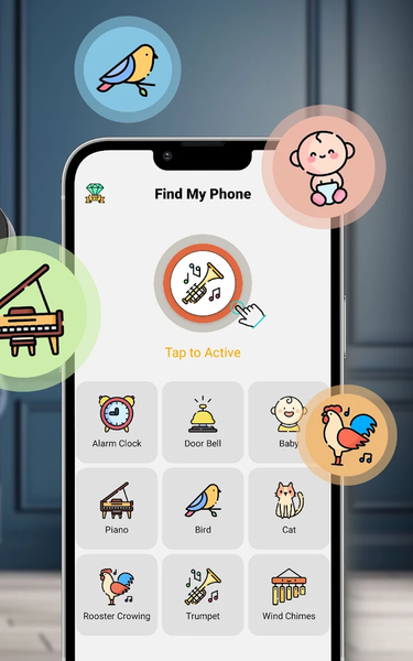 Clap To Find My Phone - عکس برنامه موبایلی اندروید