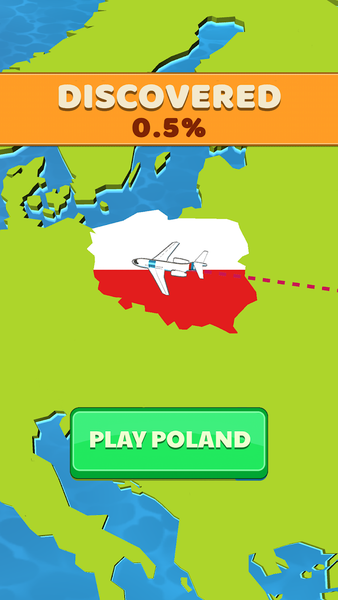 Flag Drop: Nation Flag Puzzle - Gameplay image of android game