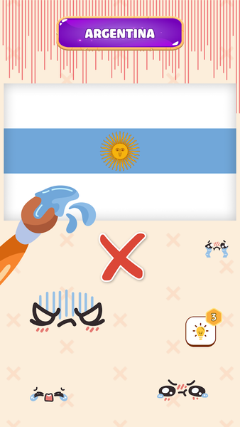 Paint The Flag Game - عکس بازی موبایلی اندروید