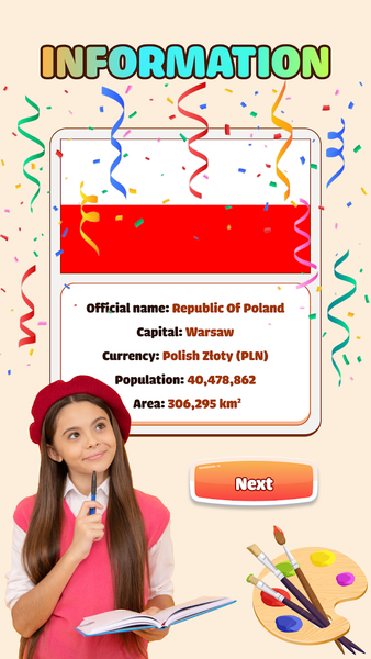 Paint The Flag Game - عکس بازی موبایلی اندروید
