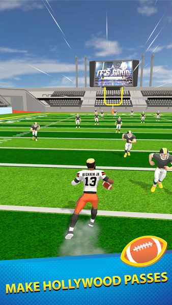 Hyper Touchdown 3D - Gameplay image of android game