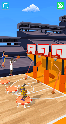 Basketball Life 3D - Dunk Game - Gameplay image of android game