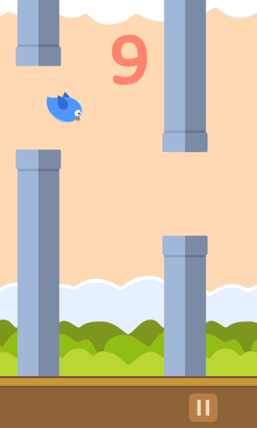 Flying Bird - Gameplay image of android game