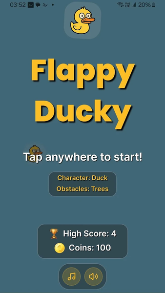 Flappy Ducky - عکس بازی موبایلی اندروید