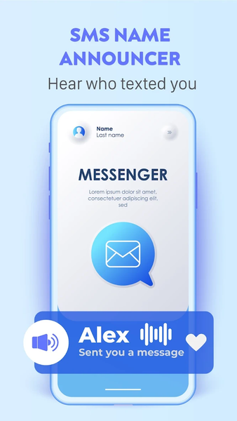 Caller Name Announcer and SMS - عکس برنامه موبایلی اندروید