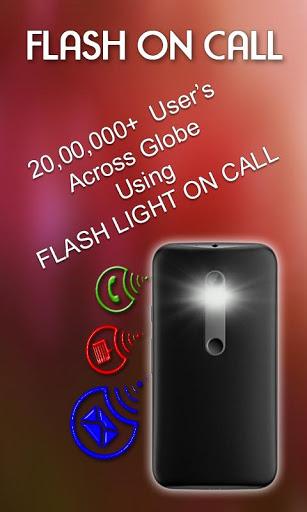 FlashLight on Call – Automatic Flash Light Blink - Image screenshot of android app