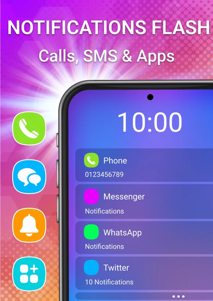 Flash Alert On Call - Flash 5 - عکس برنامه موبایلی اندروید