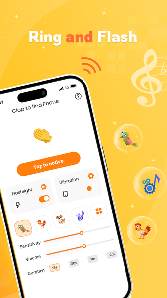 Find Your Phone by Clap&Flash - Image screenshot of android app