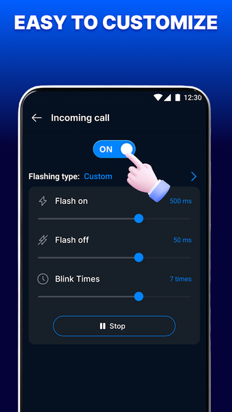 Flash Alert on Call & SMS - عکس برنامه موبایلی اندروید