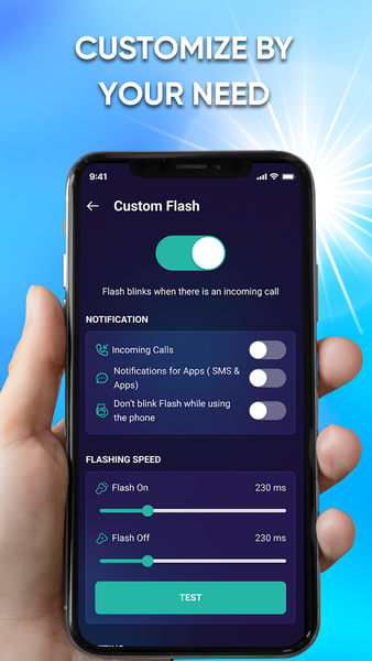 Flash Alert Smart Light - Image screenshot of android app