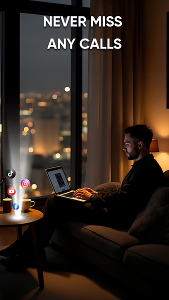 Flash Alert Smart Light - Image screenshot of android app
