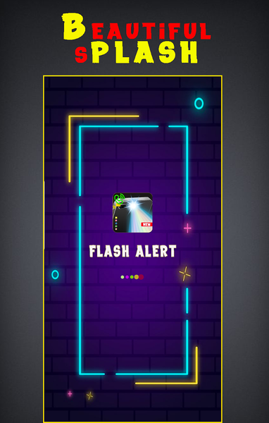 Flash blink on Call color - Image screenshot of android app