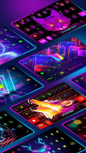 LED Keyboard: Colorful Backlit - Image screenshot of android app