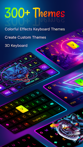 LED Keyboard - کیبورد ال ای دی - Image screenshot of android app