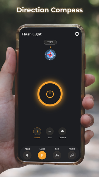 LED Flashlight - Flash Alert - عکس برنامه موبایلی اندروید