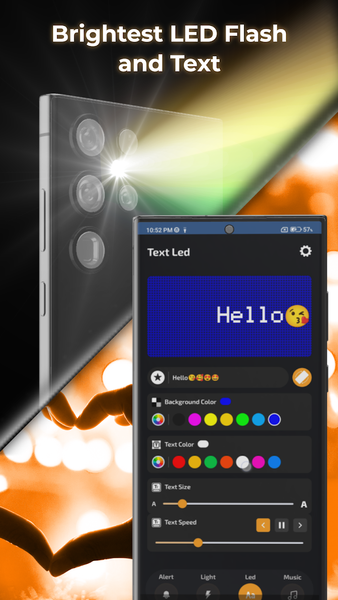 LED Flashlight - Flash Alert - عکس برنامه موبایلی اندروید
