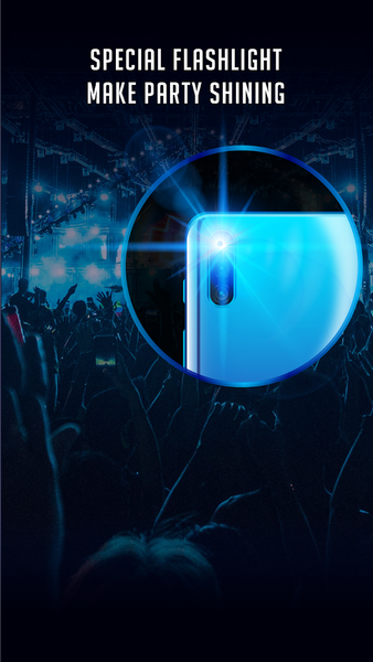 Flashlight on Call & Sms App - Image screenshot of android app