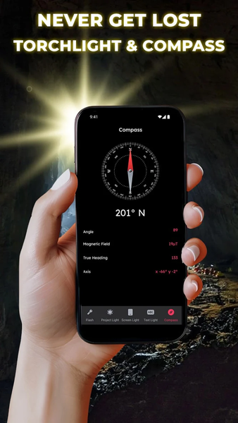 Flashlight LED & Flash Alert - Image screenshot of android app