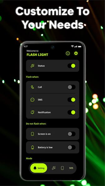 LED Flashlight & Flash Alert - عکس برنامه موبایلی اندروید
