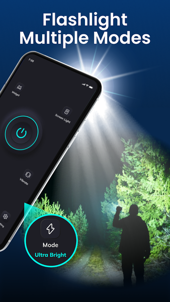 Flashlight & Flash Alert - Image screenshot of android app