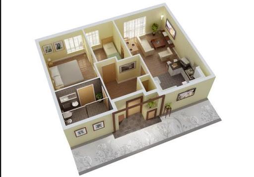 3D Small House Design - Image screenshot of android app