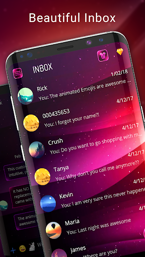 Color SMS to customise chat - Image screenshot of android app