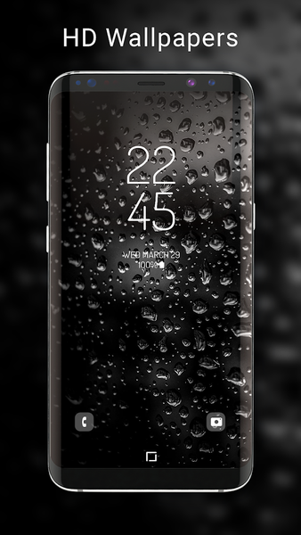 Dark mode SMS theme - Image screenshot of android app