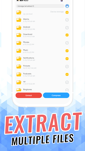 AZIP Master ZIP RAR Compressor - عکس برنامه موبایلی اندروید