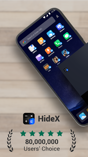 HideX – ماشین حساب قفل گذار - عکس برنامه موبایلی اندروید