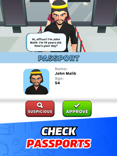 Airport Security Simulator ۹۱۱ - عکس بازی موبایلی اندروید