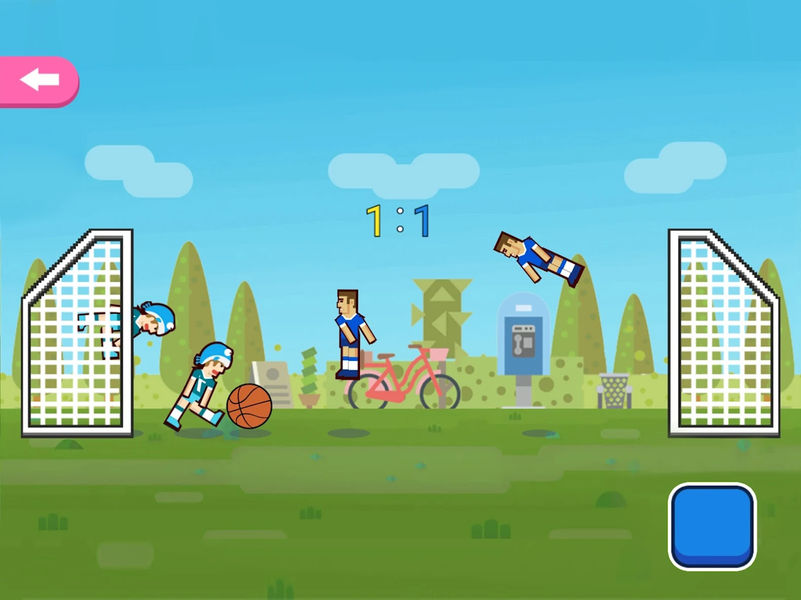 Droll Soccer--fly ball - عکس بازی موبایلی اندروید