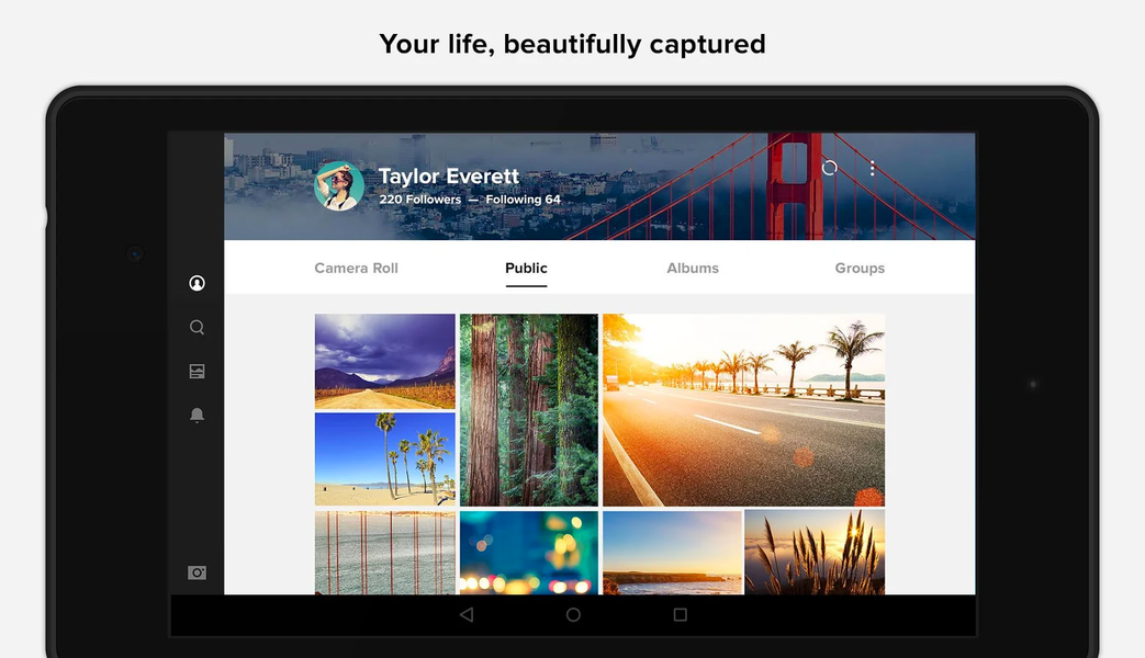 Flickr - Image screenshot of android app