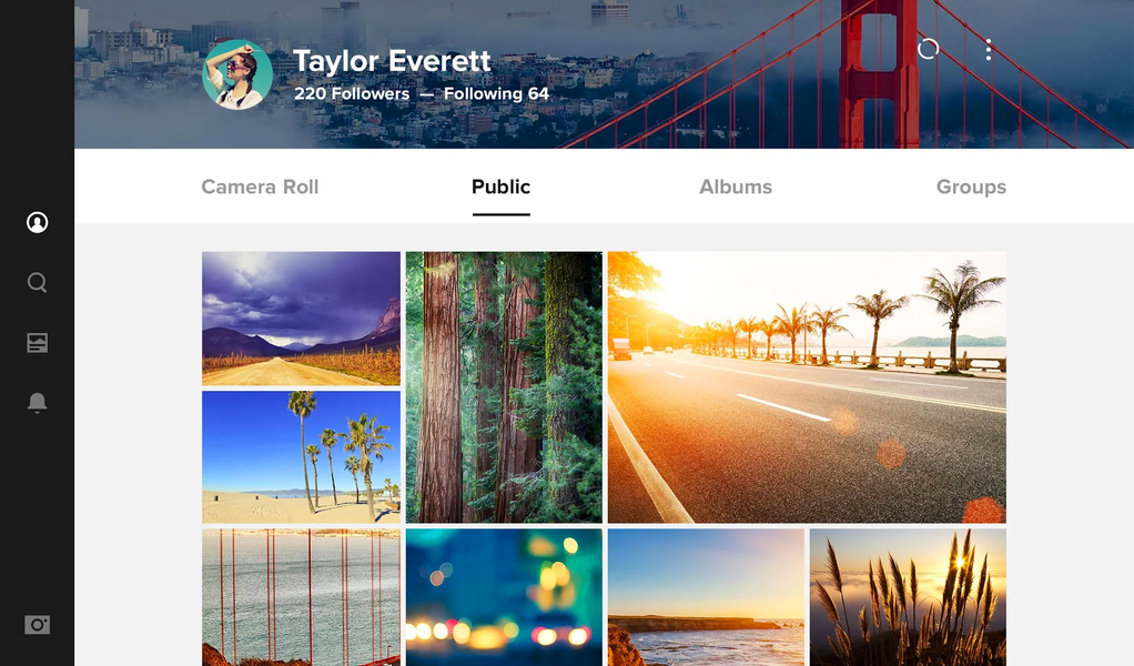 Flickr - Image screenshot of android app
