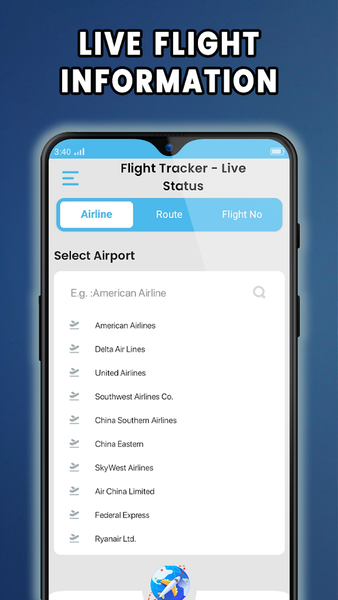 Flight Tracker - Live Status - عکس برنامه موبایلی اندروید