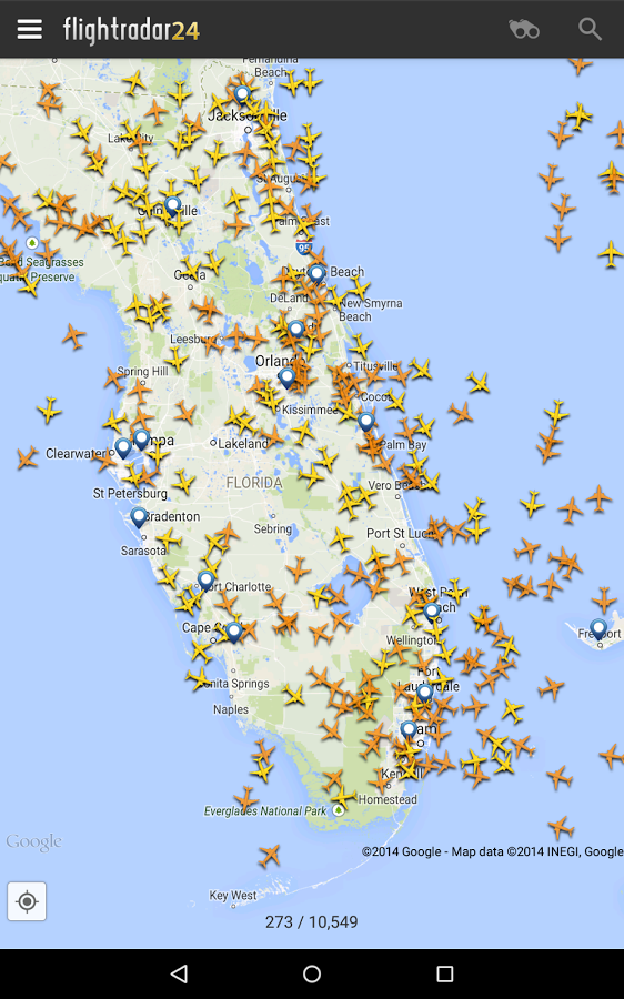 دانلود برنامه Flightradar۲۴ Flight Tracker اندروید بازار