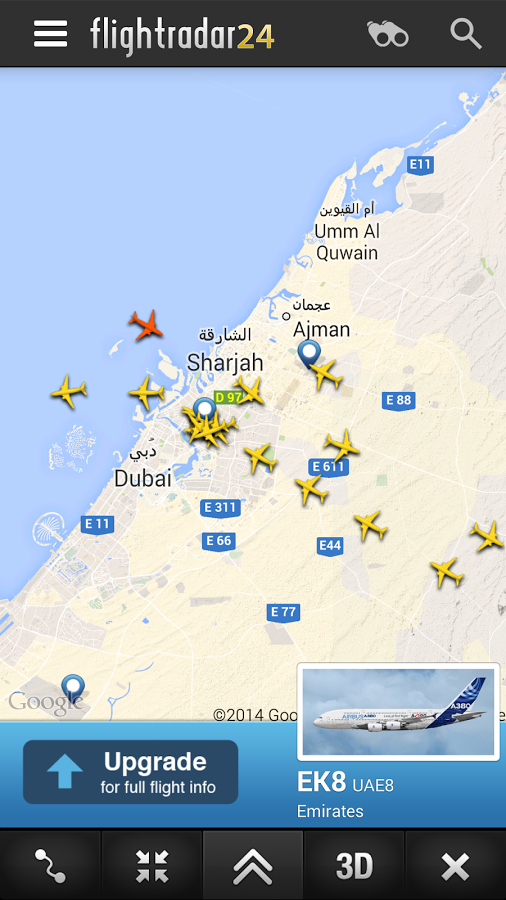 دانلود برنامه Flightradar۲۴ Flight Tracker اندروید بازار