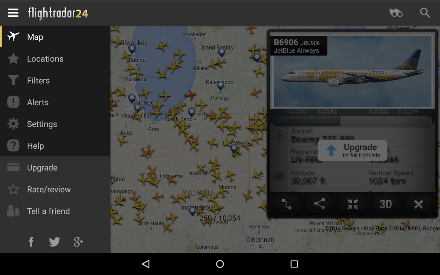دانلود برنامه Flightradar۲۴ Flight Tracker اندروید بازار