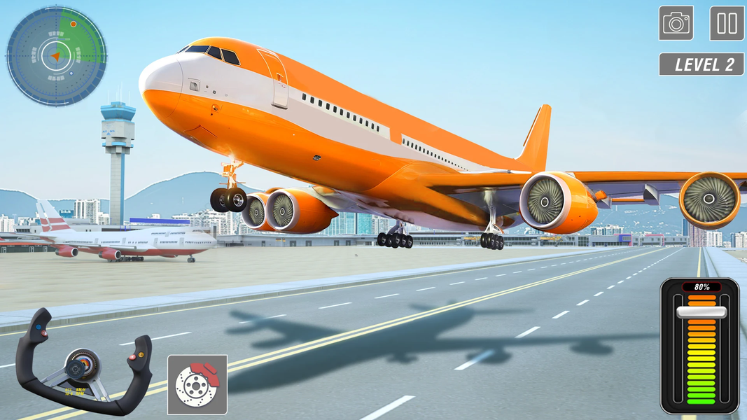 Flight Simulator Airplane Game - عکس بازی موبایلی اندروید