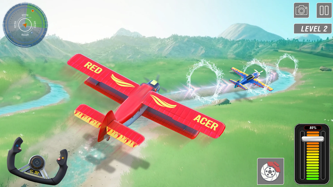 Flight Simulator Airplane Game - عکس بازی موبایلی اندروید