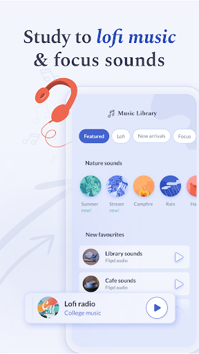 Flipd: Focus & Study Timer - عکس برنامه موبایلی اندروید