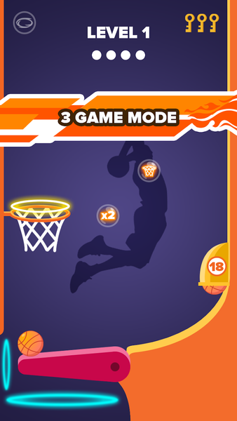 Flipper Basketball - عکس بازی موبایلی اندروید